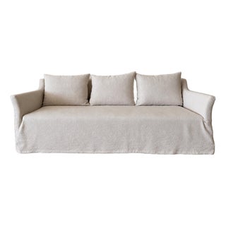 Shelly Sofa Slip Covered For Sale