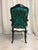 Modern Modern Teal Feather Chair For Sale - Image 3 of 7