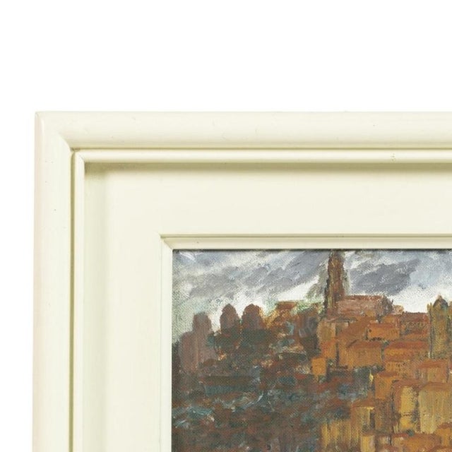 Painting - Levi Guerra. "View of the Port". Oil on canvas. Signed. Dimensions: 31 cm x 40 cm.