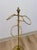 Mid-Century Modern Vintage Towel Rack Brass Regency Freestanding Scarf Rack Hollywood Regency MCM For Sale - Image 3 of 7