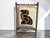 Vintage Mid-Century Woven Fiber Art Stylized Animal Motif Wall Hanging on Wood Frame For Sale - Image 4 of 12