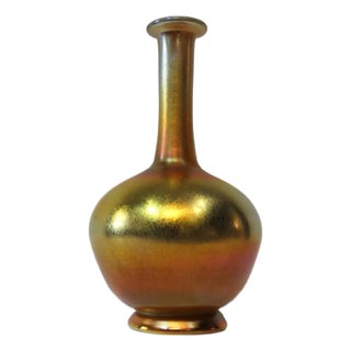 Early 20th Century Tiffany Studios Favrile Art Glass Vase For Sale