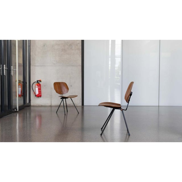 Tecno Set of S88 Folding Chairs by Osvaldo Borsani for Tecno, Italy For Sale - Image 4 of 18
