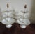 19th Century Early 19th Century French Empire Old Paris Porcelain White & Gold Edouard Honore Three Tier Dessert Tazza Hors d’oeuvres Stand - A Pair For Sale - Image 5 of 11