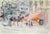 Modern Carlo Ravagnan, View of Paris, Watercolor, 1970s For Sale - Image 3 of 3