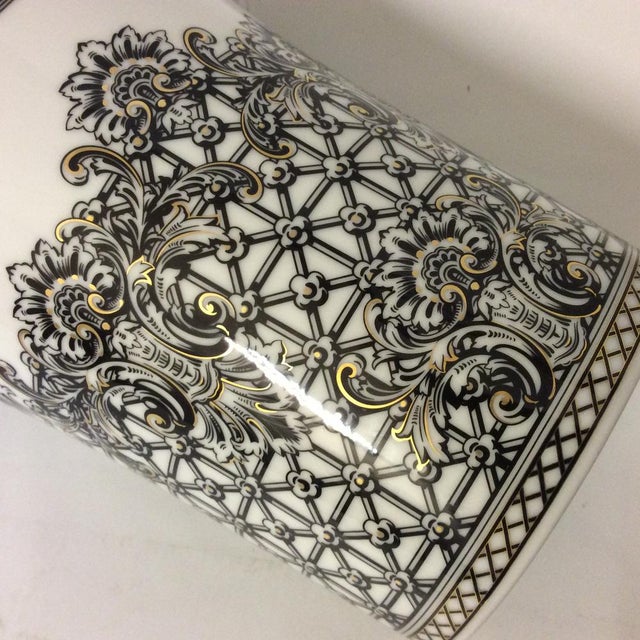 2000 - 2009 Marqueterie Vase by Rosenthal for Versace For Sale - Image 5 of 6