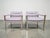 ▪️Pair of Lounge Chairs Style of Milo Baughman ▪️Minimalist flat bar chrome frame, sturdy and heavy ▪️Plush, tufted light...