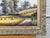 Vintage Painting of Harvest Time in the English Countryside by British Artist 1990 Circa For Sale - Image 4 of 17