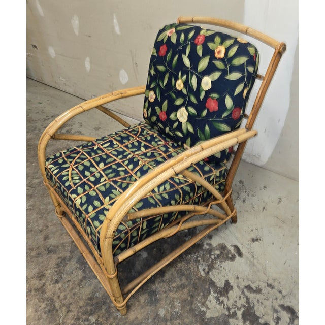 1940s Pair of Ficks Reed Club Chairs Attributed Paul T. Frankl For Sale - Image 15 of 18