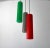 Mid-Century Red Pendant Light, 1950s For Sale - Image 6 of 9