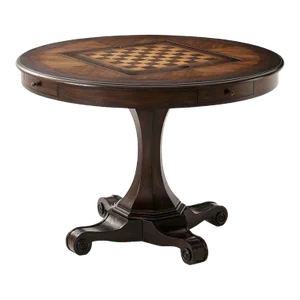 Italian Round Rustic Game Table