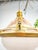 Brass 2 Part Glass Holophane Pendant Light, Belgian, 1890s For Sale - Image 5 of 7