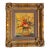 Mid 20th Century Impressionistic Oil Painting of a Floral Bouquet in a Gilt Frame For Sale