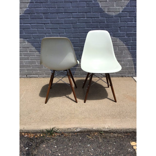2020s Eames Whole Molded Plastic Dining Chairs For Sale - Image 5 of 10