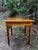 Antique Square Rustic Folk Inlay Marquetry Game / Chess Accent Table For Sale In San Francisco - Image 6 of 9