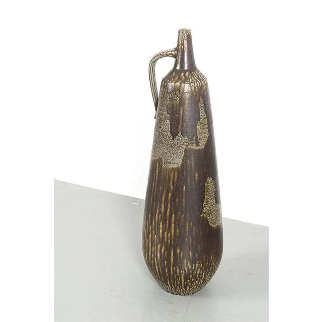 Vintage German Ceramic Vase For Sale - Image 4 of 7