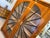 Biedermeier Sun-Shaped Display Cabinet in Walnut For Sale - Image 13 of 14