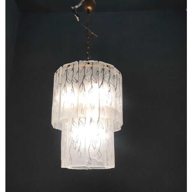 Murano Glass Chandelier from Murano, 1970s For Sale - Image 8 of 9