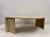 1980s Eye-Shaped Travertine Coffee Table, 1980s For Sale - Image 5 of 14