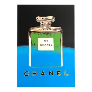 Andy Warhol Vintage 1997 Fine Art Silkscreen Print Large Pop Art Poster " Chanel No. 5 " 1985