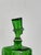 Green Green Glass Comical Car Decorative Bottle with Man in Hat as Top from Empoli, Italy, 1960s For Sale - Image 8 of 11