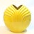 Mid-Century Modern Rare Artichoke Vase in Citrus Yellow Attributed to Royal Haeger, Circa 1980s For Sale - Image 3 of 12