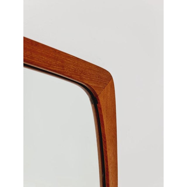 Large Mid-Century Modern Danish Wall-Mounted Mirror, 1960s For Sale - Image 4 of 16