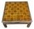 Kuehne Small Silver Coffee Table With Parquet Top For Sale