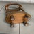 Wood Vintage Wooden Umbrella Stand with Turned Columns and Metal Tray, 1960s For Sale - Image 7 of 11