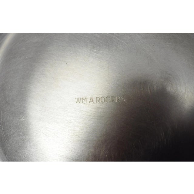 Metal Vintage Wma Rogers Silver Plated Modern Small Ice Bucket Champagne Chiller For Sale - Image 7 of 9