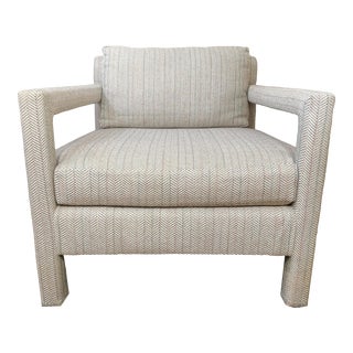 1970's Milo Baughman Parsons Chair For Sale