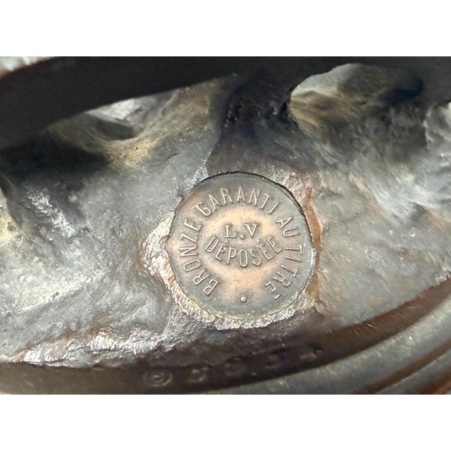 Late 19th Century L. V. Deposee Bronze Napoleon Sculpture, Stamped For Sale - Image 11 of 12