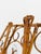 Gold Mid-Century Italian Modern Cane, Rattan and Bamboo Wall-Mounted Coat Rack, 1960s For Sale - Image 8 of 18