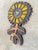 Ceramic Ceramic Flower Wall Sculpture by Elisabeth Vandeweghe for Perignem, 1960s For Sale - Image 7 of 12