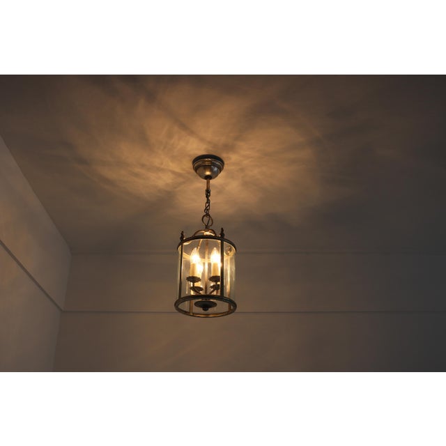 Italian Empire Style Lantern Pendant attributed to Gaetano Sciolari, 1960s For Sale - Image 9 of 12