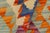 Textile Southwestern Kilim Blue Beige Hand-Woven Wool Rug 2'0'' X 3'1'' For Sale - Image 7 of 9