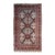 1950s Handmade Vintage Caucasian Zeyhur Rug 4.2' X 7.4' (130cm X 228cm) For Sale
