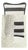 Outdoor Micro The Gift Cushion in Striped Carbon and White by Lorenza Briola for Lo Decor For Sale