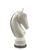 White White Resin Chess Horse Sculpture, Italy, 1970s For Sale - Image 8 of 17