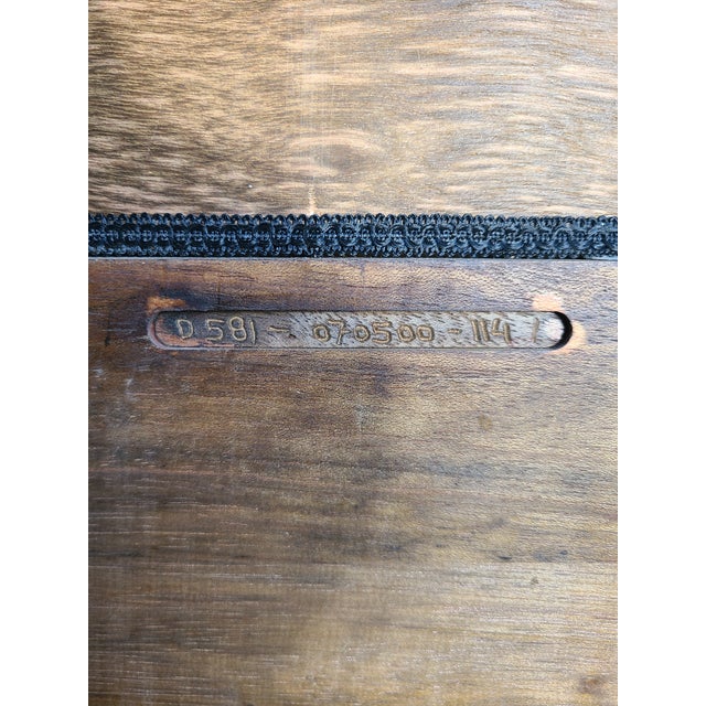 Tan Dauphine Harrison & Gil Vintage Hand Carved Indonesian Bohemian Teak Mirror For Sale - Image 8 of 9