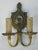 1920s 1920s Wall Sconce Electric old Elegant Bronze Empire Style Embossed Pattern For Sale - Image 5 of 10
