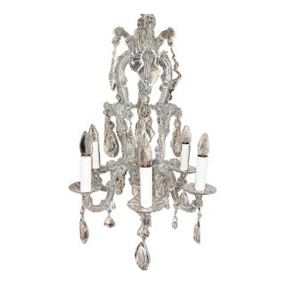 1920s Maria Theresa Crystal Chandelier For Sale
