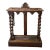 Antique Circa 1860 English Bobbin Twist Carved Stick Stand For Sale