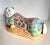 Rose Mid-20th Century Chinese Famille Rose Porcelain Reclining Boy Pillow For Sale - Image 8 of 11