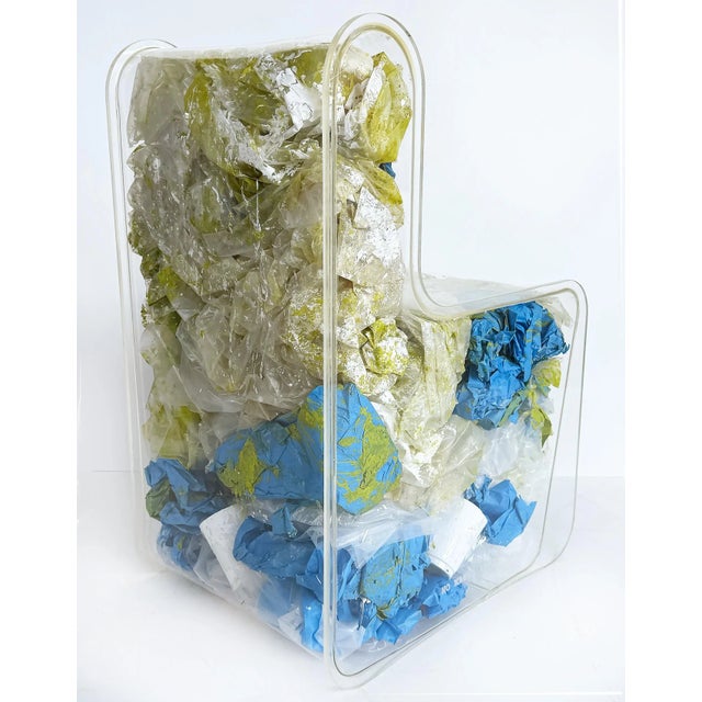 Acrylic Art Basil "No Waste" Chair by Kees Dekker for Colmar For Sale - Image 4 of 9