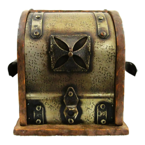 French Arts & Crafts Wine Cave Bottle Holder With Decorative Metal Work, Circa 1920s