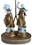 Italian Neoclassical Capodimonte-Style Figural Porcelain Table Lamp "Dancing Muses" For Sale - Image 14 of 18