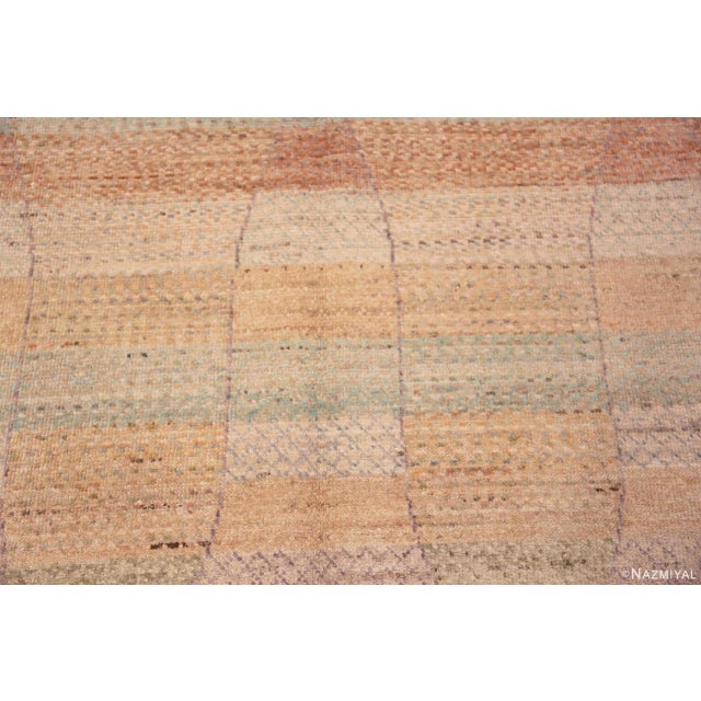 Nazmiyal Collection Small Tribal Nomadic Design Contemporary Area Rug For Sale - Image 4 of 6