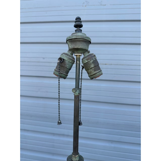 1950s Classical Roman Bronze Floor Lamp For Sale - Image 4 of 6