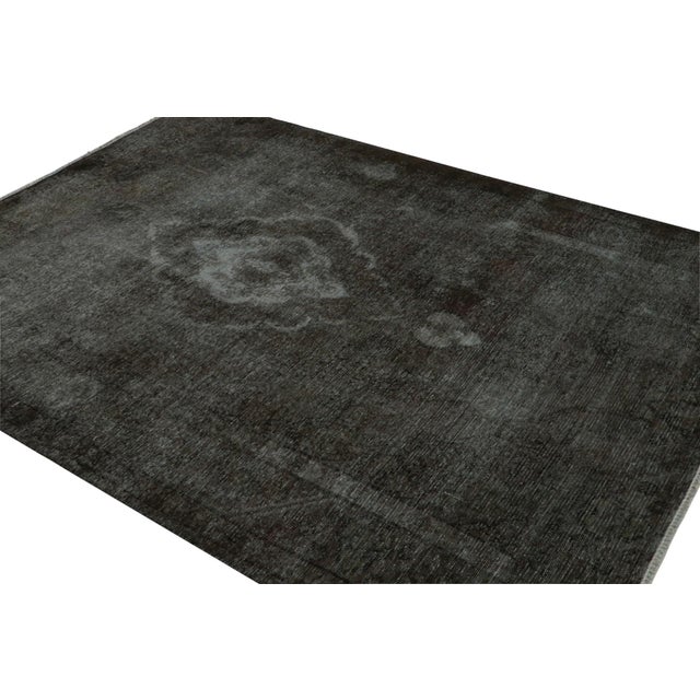 Vintage Persian Rug in Brown and Black by Rug & Kilim For Sale In New York - Image 6 of 7